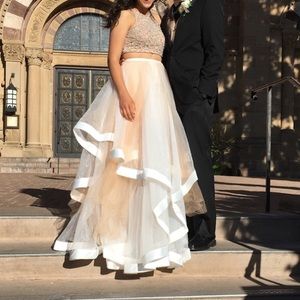 Floor length prom dress